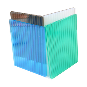 Feuille de <span class=keywords><strong>polycarbonate</strong></span> multicouche creuse rectangulaire transparente colorée bon marché de 3 mm, 5 mm, 7 mm, 12 mm, 2 couches - Product Image 4