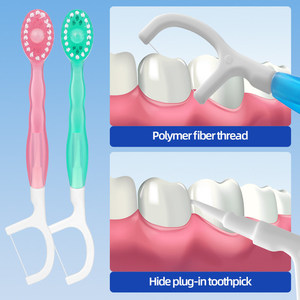 Mini cepillo de dientes desechable con perlas efervescentes, cerdas suaves, empaquetado individualmente, cepillo de dientes de viaje para adultos - Product Image 4