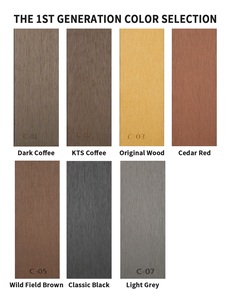 Hot bán WPC decking Tất cả thời tiết không thấm nước composite boong cho ngoài trời WPC sàn ngoài trời Composite decking - Product Image 3