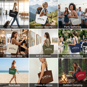 Bolsos Tote Rosados para Mujer con Correa, <span class=keywords><strong>Bolso</strong></span> Tote de Lona de 16 oz, Bolsos de Compras Personalizados para Pilates, Viajes, Bolsos Deportivos - Product Image 5