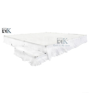 เวทีพับได้ RK สีขาว พร้อมผ้าคลุม  โครงสร้างอลูมิเนียมน้ำหนักเบา - Product Image 1