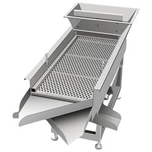 Machine de tri et de calibrage vibratoire de type linéaire à 3 sorties pour grains de café, sable, gravier, granulés plastiques, aliments pour animaux, fruits, sésame - Product Image 1