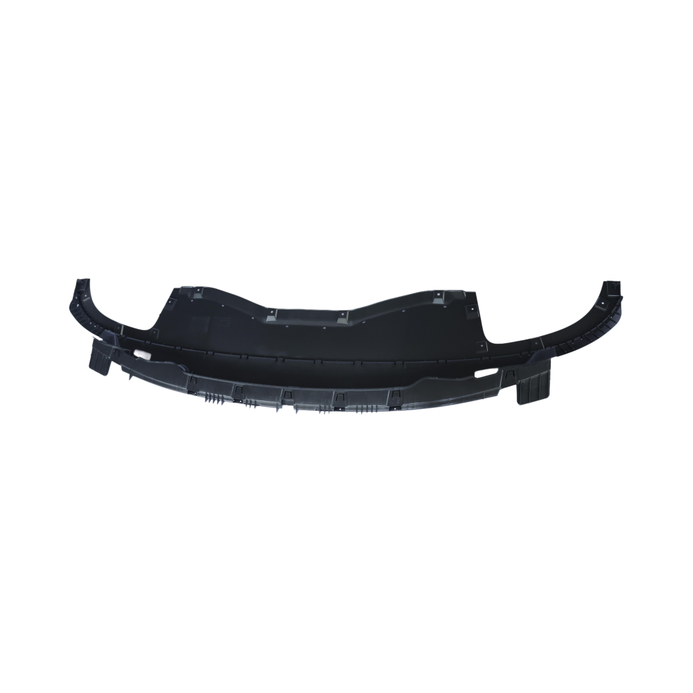 New Condition Black Front Bumper Spoiler Screw-On Accessory for ID.4 X Electric Vehicles 2020-2024 Oil Parts Image 1