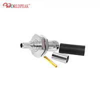 Connecteur étanche BNC femelle EZ Crimp pour RG58 LMR195 RG223, montage sur panneau, sans soudure