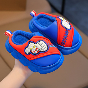 Women's Canvas Cotton Fluffy Cute Puppy-pattern Winter Warm Eco-friendly Slip-resistant Plastic-<b>soled</b> Plush Evergreen Outdoor - Product Image 6