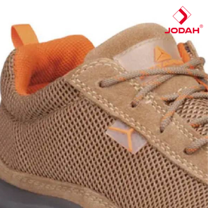 Chaussure de sécurité en cuir pleine fleur de qualité professionnelle, norme S1P, antidérapante, anti-écrasement, doublure en maille respirante, sécurité de la construction - Product Image 3