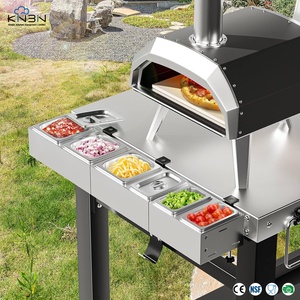 Conteneur suspendu pour garnitures de pizza, bac de rangement alimentaire suspendu en acier inoxydable pour l'organisation des ingrédients de la cuisine de pizzeria - Product Image 2