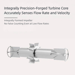<strong>Turbine</strong> <strong>Flowmeter</strong> Stainless Steel Flange/Threaded/Clamp Connections 12-24VDC 4-20mA Rs485 Modbus DN10-DN200 for Water Liquid Oil - Product Image 4