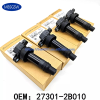 Packs de bobines d'allumage de qualité d'origine 27301-2b010 pour Kia Soul 1.6l 2010-2011 pour Hyundai Accent 2010 27301-2B010 27301-2B000