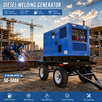 Machine à souder portable avec groupe électrogène diesel, soudeuse MIG 50-1000A, machine à souder au laser portative pour tuyaux en acier
