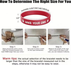 Bracelet en caoutchouc promotionnel avec logo personnalisé, bracelet en silicone - Product Image 2