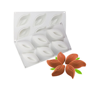 Flower Bud Silicone Mold 6 Cavity Cake Chocolate Mousse Baking Decoration Kitchen Supplies - Product Image 1