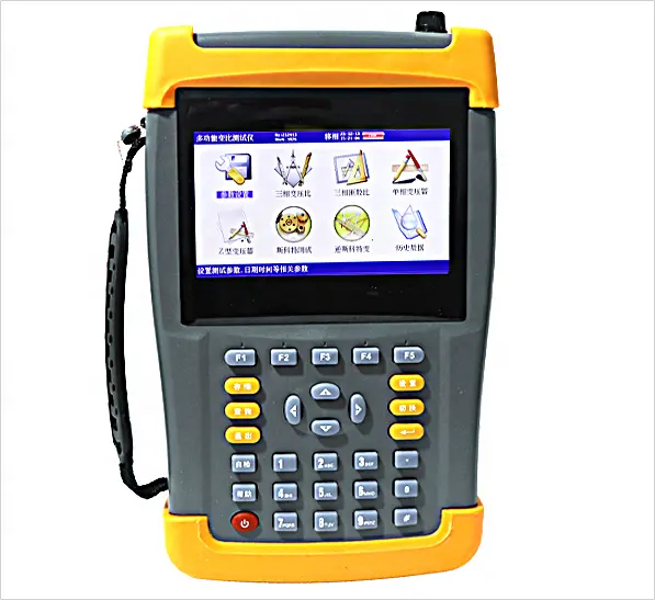 TPOM-VI Slimme Handheld-Holding Turn Ratio Tester Fabriek Transformator Draait Verhouding Tester