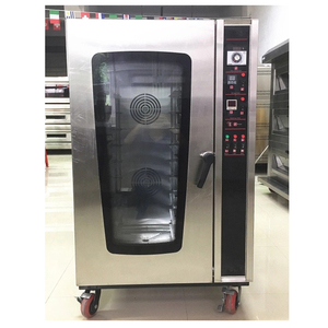 Máquina para hornear pan, horno de flujo de encimera, encimera eléctrica comercial, horno de convección de acero inoxidable de alta eficiencia - Product Image 5