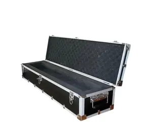 Flight Case de transport de grand équipement de dimension personnalisable avec étui de route en aluminium dur intérieur en mousse avec roues