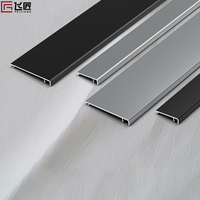 Plinthe Moderne en Alliage d'Aluminium Étanche pour Cuisine, Décoration Murale Intérieure et Extérieure, Plinthe d'Escalier pour Accessoires de Revêtement de Sol