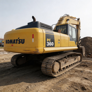 Excavadora de cadenas Komatsu PC360 usada, en estado original, pocas horas de trabajo, rentable, con abundantes repuestos. - Product Image 4