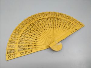 Custom Hollow Folding Fragrant Wood <b>Gift</b> Fan - Product Image 5
