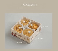 Großhandel Neuheit Candy Shape Nette Home Decoration Custom ized Label Keksform Aroma therapie Kerze Set