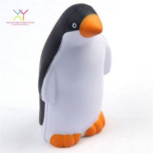 Cute Penguin PU Foam Stress Balls Kid-Friendly Promotional Toy <b>Gift</b> - Product Image 2
