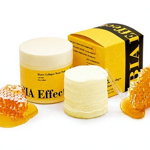 Lingettes Toniques Exfoliantes au Collagène et au Miel K-Beauty Sans Fibres Plastiques, Sans Allergènes, Formule 19-Free, Hydratantes et Éclatantes - Product Image 1