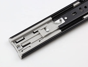 Kete 871 Cabinet <strong>Drawer</strong> <strong>Slide</strong> <strong>Push</strong> <strong>Open</strong> Roller Runner Ball Bearing <strong>Slide</strong> - Product Image 5