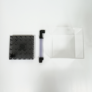 Boîte filtrante UGF carrée transparente en acrylique pour aquarium de crevettes, boîte de reproduction d'algues aquatiques, boîte de paysage aquatique, décoration intérieure - Product Image 5