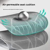 Chaise de bureau moderne en tissu maillé avec dossier, réglage de la hauteur par vérin à gaz, pivotant à 360°, accoudoirs réglables, design ergonomique pour chambre et salle de sport