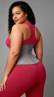 Corset amincissant sous-poitrine en latex KaFoSha, gaine amincissante extrême à fermeture éclair, Fajas Body Shaper pour femme