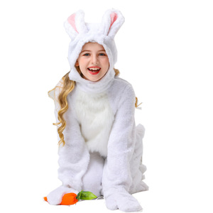 El Conejito Blanco Está Vestido de <span class=keywords><strong>Conejo</strong></span> Gris - Disfraz para Fiesta de Animales de Halloween - Product Image 3