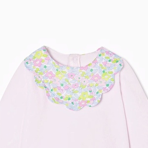 <span class=keywords><strong>Pagliaccetto</strong></span> da bambina con collo floreale in Velour <span class=keywords><strong>9</strong></span> <span class=keywords><strong>mesi</strong></span> in cotone neonato abbigliamento per bambine tutina da 3 a 6 <span class=keywords><strong>mesi</strong></span> pigiama <span class=keywords><strong>pagliaccetto</strong></span> - Product Image 3