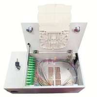 Boîtier de distribution de fibre optique 48 cœurs SC/APC en fer avec pigtail pour usage intérieur/extérieur