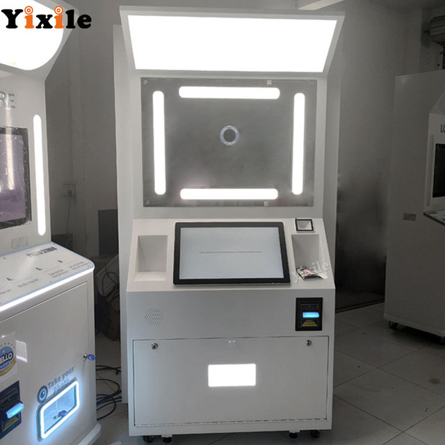 Yixile Thermal Sublimation Printer Photo Booth High Definition Printing Photo Booth Machine With Camera Id Photo Booth