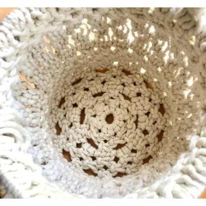 Haute Qualité Macramé Pot De Plante Vintage Multi-Usage Boho Inspiré À La Main Panier De Rangement Conception Unique pour La Décoration Intérieure En Gros - Product Image 6