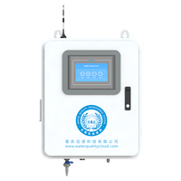 Système de surveillance de la qualité de l'eau potable, analyseur multiparamètres en ligne à montage mural, contrôleur IoT de turbidité, de chlore libre, de pH et de DO