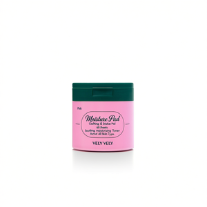 Vely Vely Moisture Pad 60 toallitas hidratantes y calmantes de color rosa para todo tipo de piel - Product Image 2