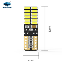 OEM ODM Helligkeit Canbus 6000k 12v w5w 4014 24SMD Kein Fehler Strobe Auto Glühbirnen für t10 LED