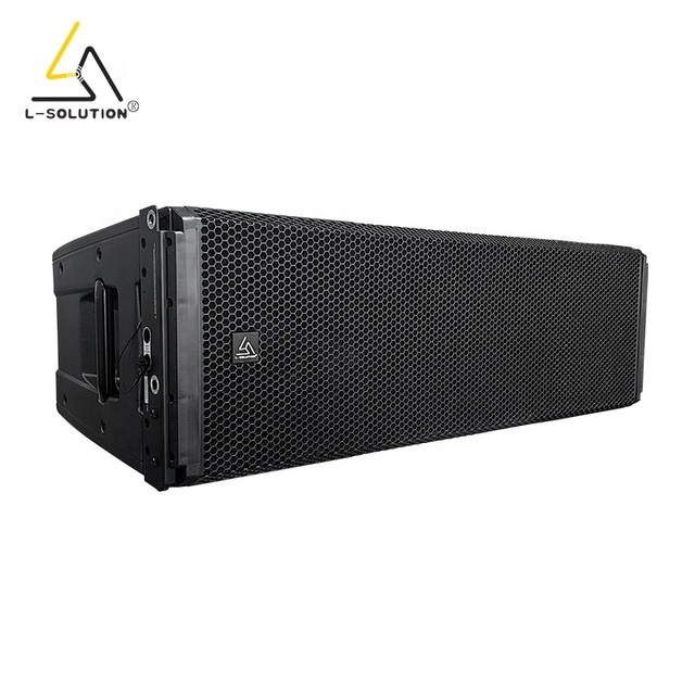 LS500 Three Way Full Neodymium Active Line Array Speaker Built-in Digital Amplifier for Outdoor Concert Large Stage Audio System