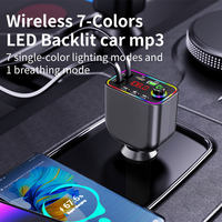 Chargeur de téléphone portable USB portable pour voiture 120W avec câble télescopique, charge super rapide pour lecteur MP3 et émetteur FM