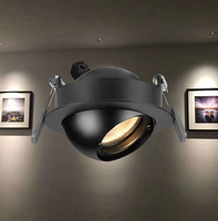Projecteur LED COB en aluminium moderne et zoomable, CRI 95, dimmable, pour supermarchés, couloirs, hôtels, trottoirs, chemins et œuvres d'art
