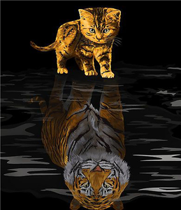 Nouvelles idées de produits en gros : Kit de broderie diamantée Impressionista Crystal Full Drill Animal 5D DIY - Product Image 4
