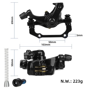 คาลิปเปอร์เบรกดิสก์หน้าขวาสำหรับสกู๊ตเตอร์ไฟฟ้า Kukirin G2 G4 ชุดเบรกดิสก์หน้าแท้ ฐานเบรกหน้า Kukirin G2 ของแท้ - Product Image 2