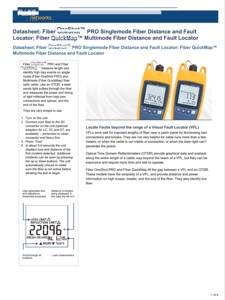 Fluke Networks Fos-s FiberOneshotPro Fluke Original Détecteur de défauts monomode Fluke Nouveau Fos-100-s Fos-100-s-vfl Fos-sfp-pm - Product Image 4