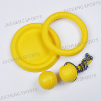 Ling Yun JC-27 chaud nouveau jouet à mâcher pour chien à balle solide écologique petit anneau de traction dans un style classique non toxique pour les animaux de compagnie