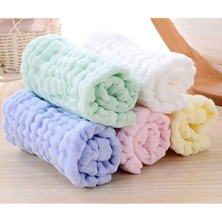 Wholesale Lot de 4 serviettes en mousseline pour bébé, serviette de bain  douce pour nouveau-né, 6 couches de tissu de toilette naturel From  m.alibaba.com