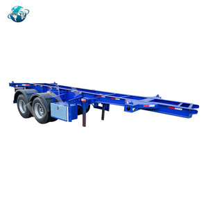 <span class=keywords><strong>Remorque</strong></span> squelette de 20 pieds à haute efficacité pour le chargement et le déchargement de conteneurs de transport - Product Image 1