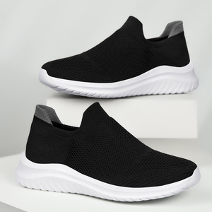 Zapatillas de Verano al por Mayor Ligeras Antideslizantes con Suela de EVA Iluminada y Tejido de Punto para Hombre - Product Image 6