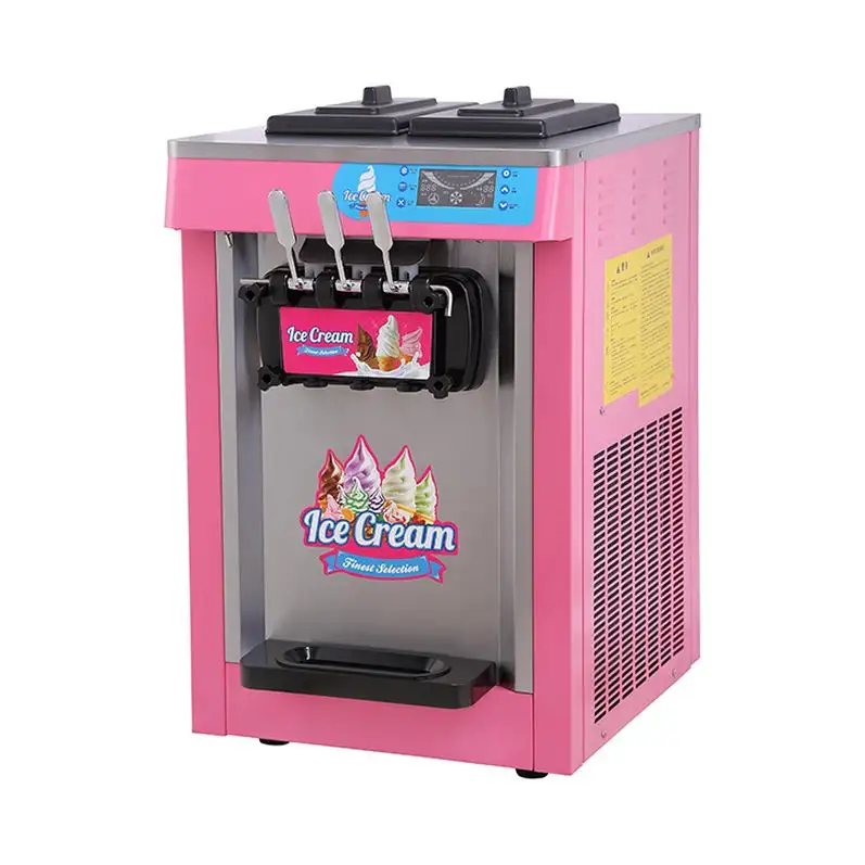 Новая Зеландия, машина для мороженого, герметизация чашек, низкая цена, 3 головки, мягкий подшипник для глубокой заморозки, 220, бункер