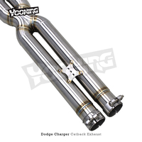Tuyaux d'échappement Catback OEM pour Dodge Charger 6.4L 2012-2019 Performance Escape Car Tuyaux en acier inoxydable Valvetronic Exhaust Sys
