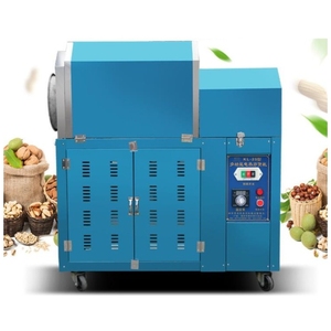 Machine à torréfier les grains de cacao, café, arachides, graines de soja, noix, en acier inoxydable, chauffage électrique ou au gaz, capacité 30-500 kg/lot - Product Image 2